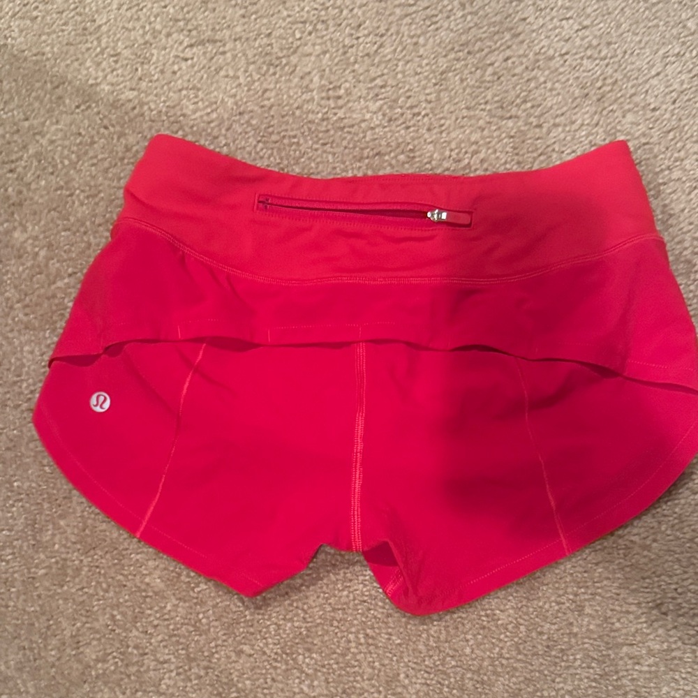 lululemon athletica Women's Red Athletic Shorts